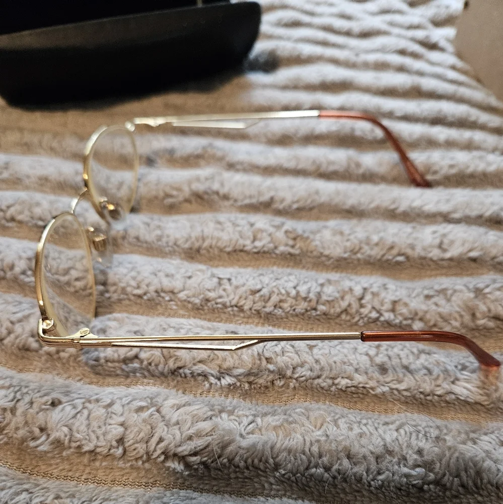 SALE ** Elegant Gold Prescription Women's Glasses